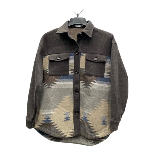 Jacket Shirt By Staccato In Grey, Size:Xs