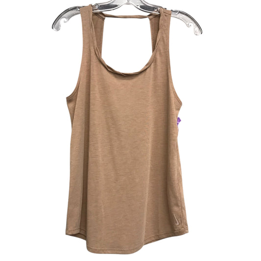 Athletic Tank Top By Nike In Brown, Size:S