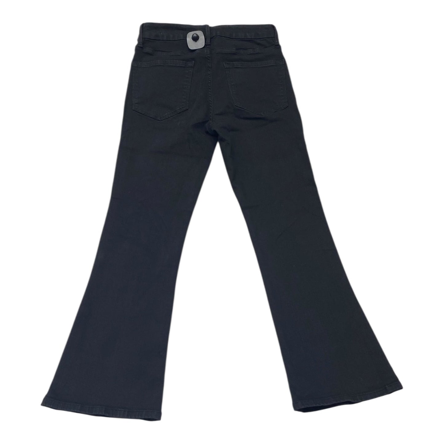 Jeans Flared By Frame In Black Denim, Size:2
