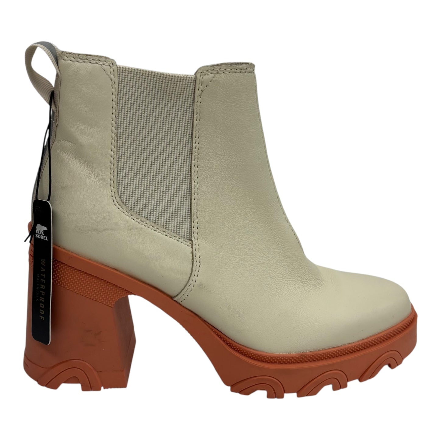 Boots Leather By Sorel In Orange & Tan, Size:8.5