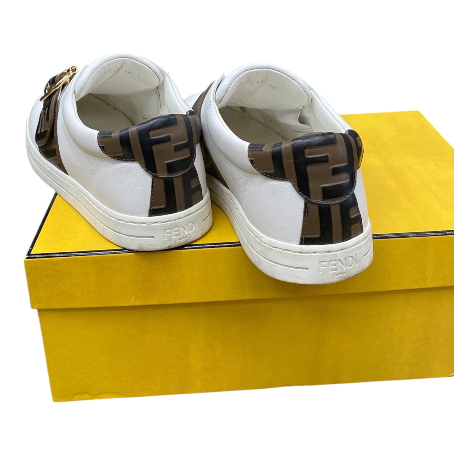 Shoes Luxury Designer By Fendi In Multi, Size:6