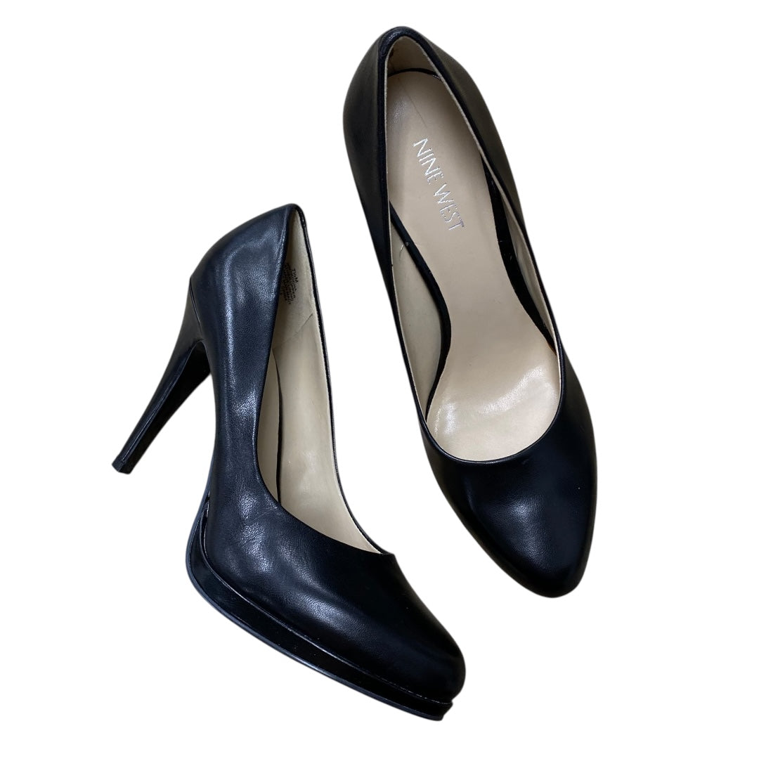 Shoes Heels Stiletto By Nine West In Black, Size:7.5