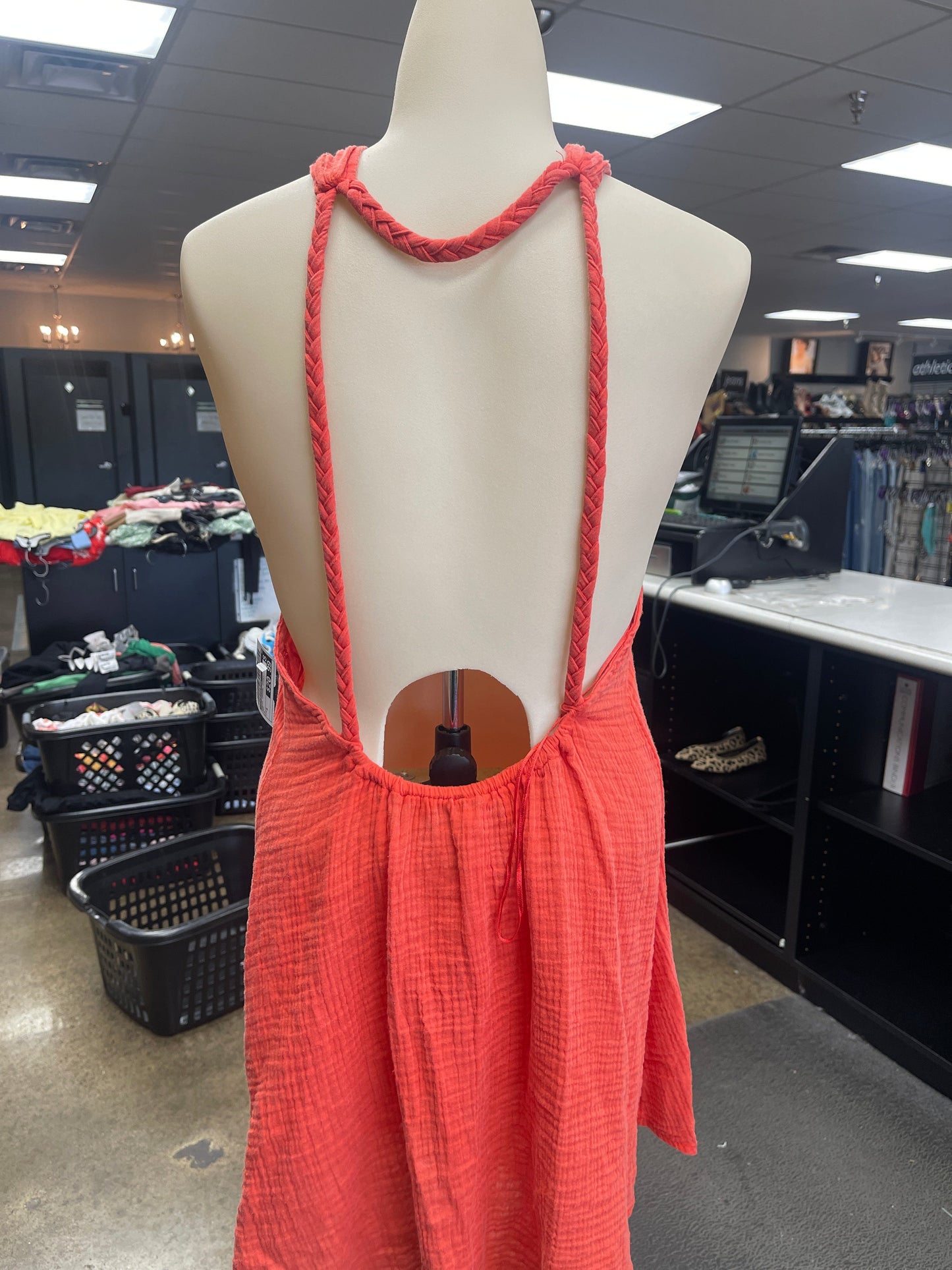 Dress Casual Short By Anthropologie In Red, Size:S