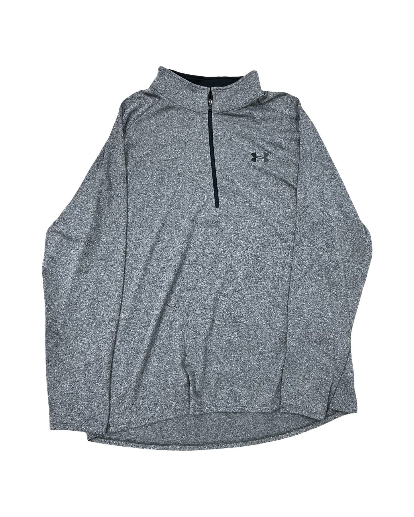 Athletic Top Ls Crewneck By Under Armour In Grey, Size:2X