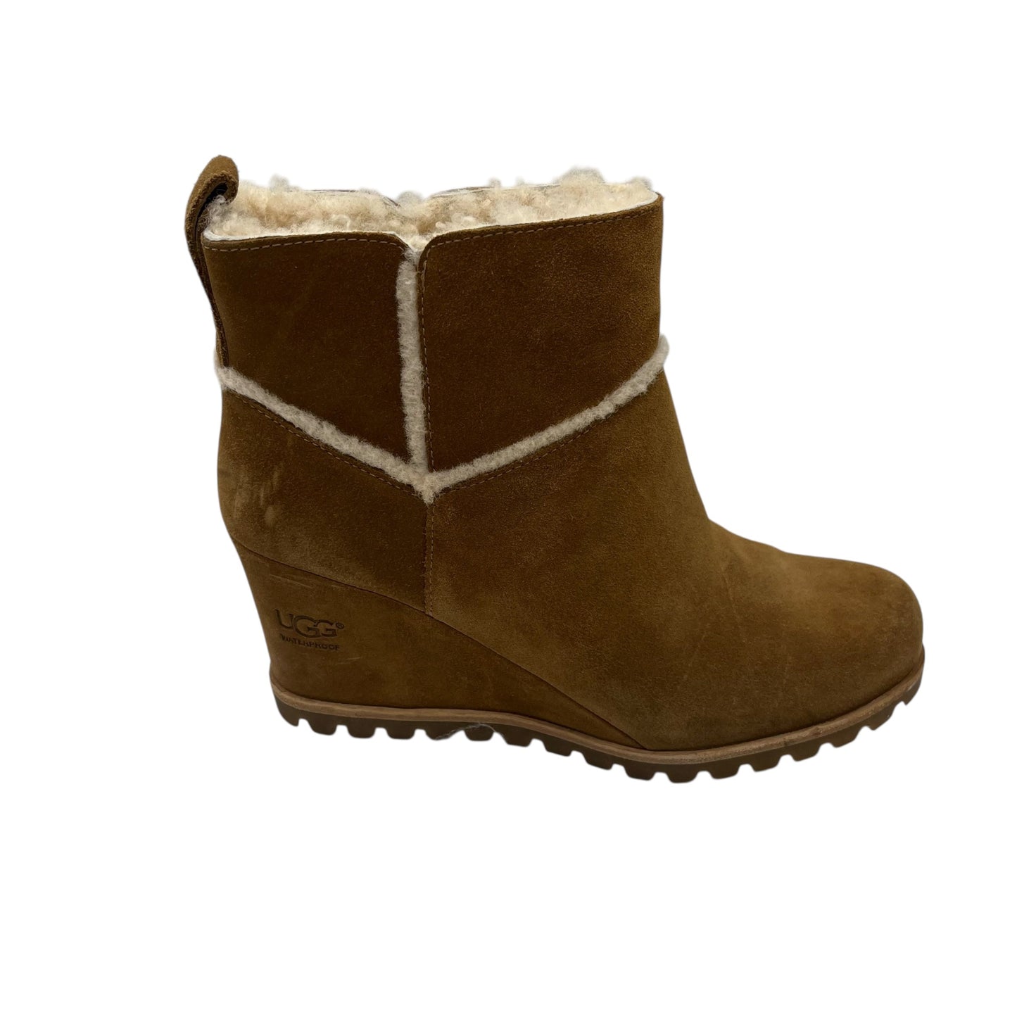 Boots Designer By Ugg In Brown, Size:8