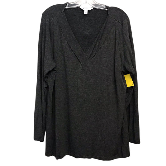 Top Ls By Market & Spruce In Grey, Size:2X