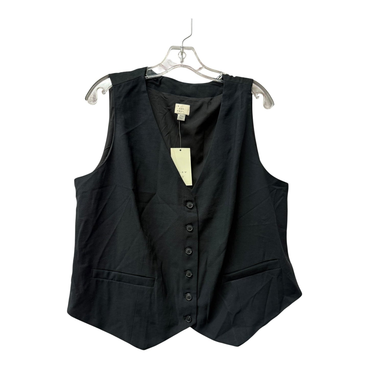 Vest Other By A New Day In Black, Size:1X