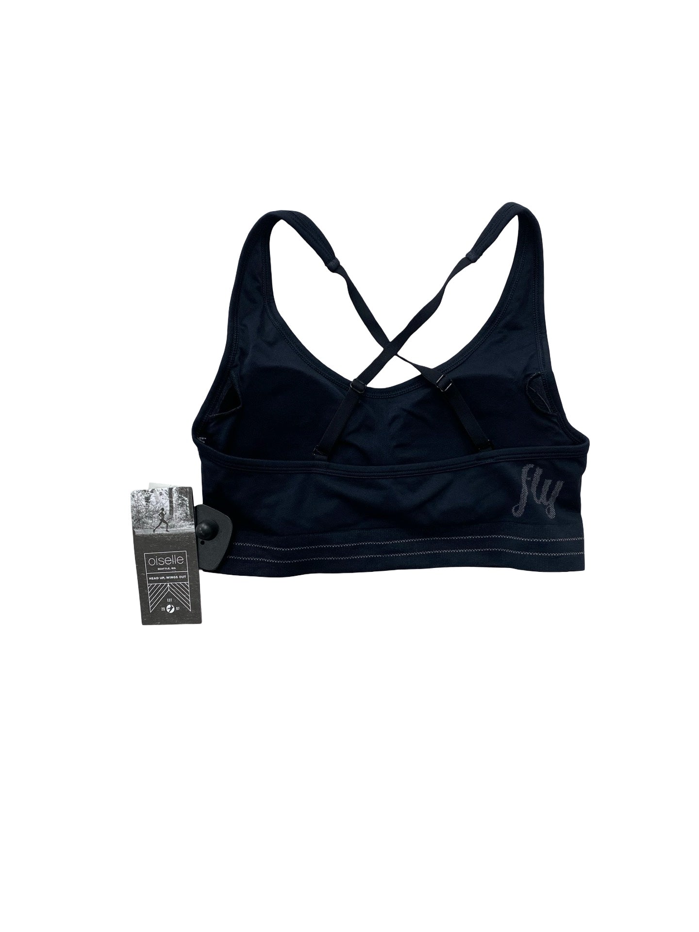 Athletic Bra By Cmc In Black & Grey, Size:S