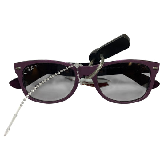 Sunglasses Designer By Ray Ban In Purple