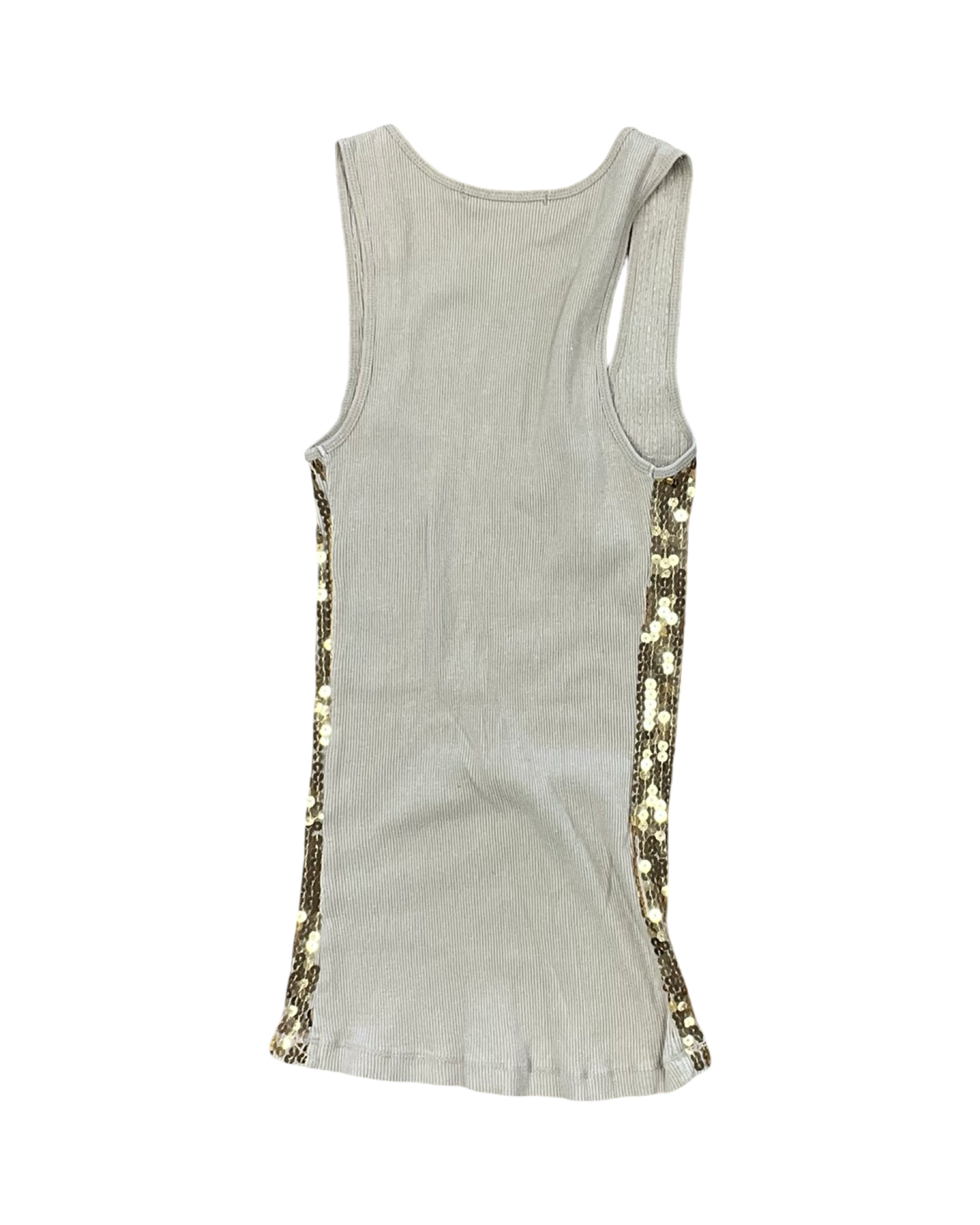 Top Sleeveless By Clothes Mentor In Gold, Size:S