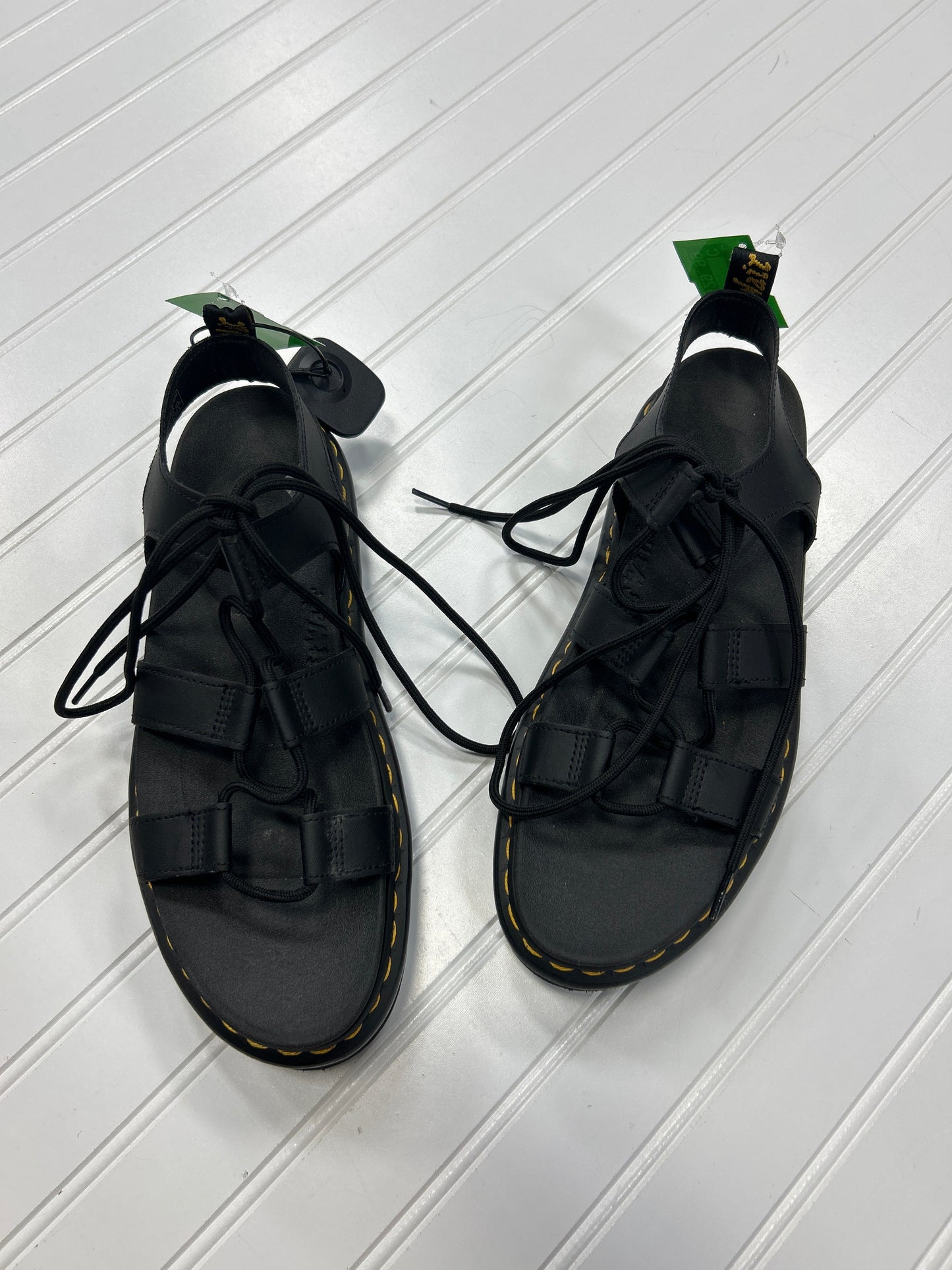 Sandals Flats By Dr Martens In Black, Size:11