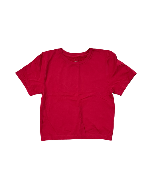 Top Ss Basic By A New Day In Red, Size:1X