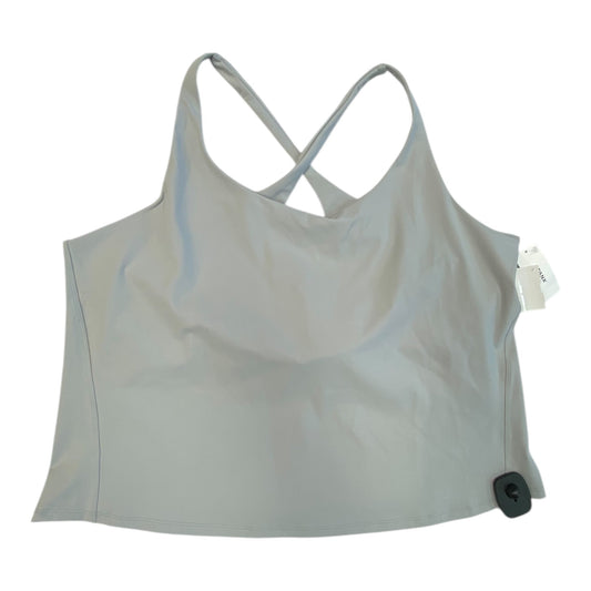 Athletic Tank Top By Spanx In Grey, Size:3X