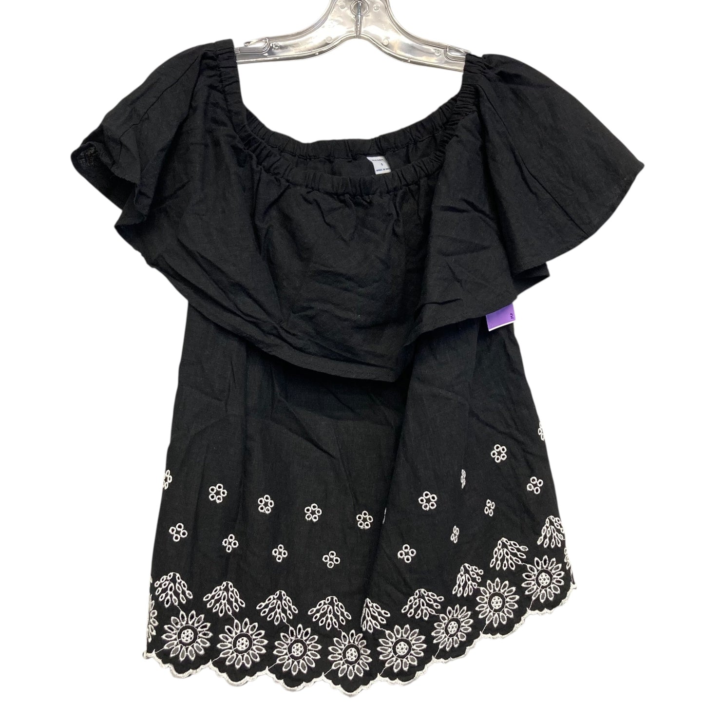 Top Sleeveless By Old Navy In Black, Size:S