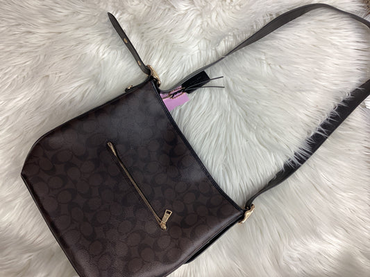 Handbag Designer By Coach In Brown, Size:Medium
