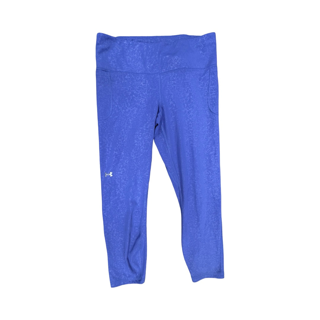 Athletic Leggings By Under Armour In Purple, Size:L