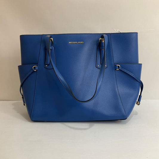 Handbag Designer By Michael Kors In Blue, Size:Large