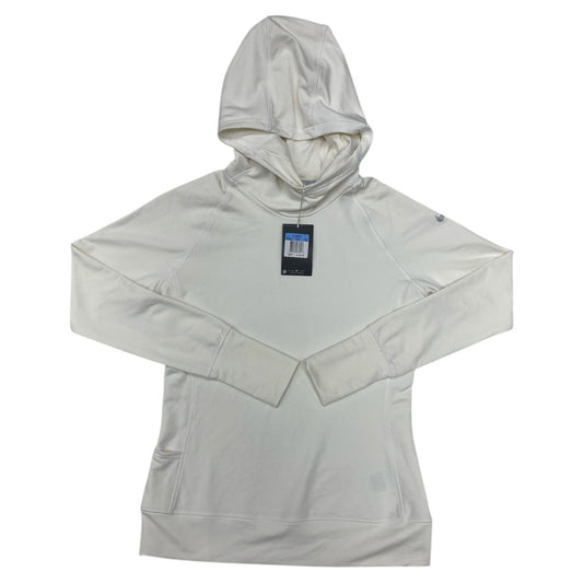 Athletic Top Ls Hoodie By Nike Apparel In White, Size:M