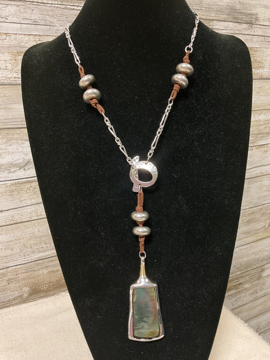 Necklace Statement By Cmb In Silver
