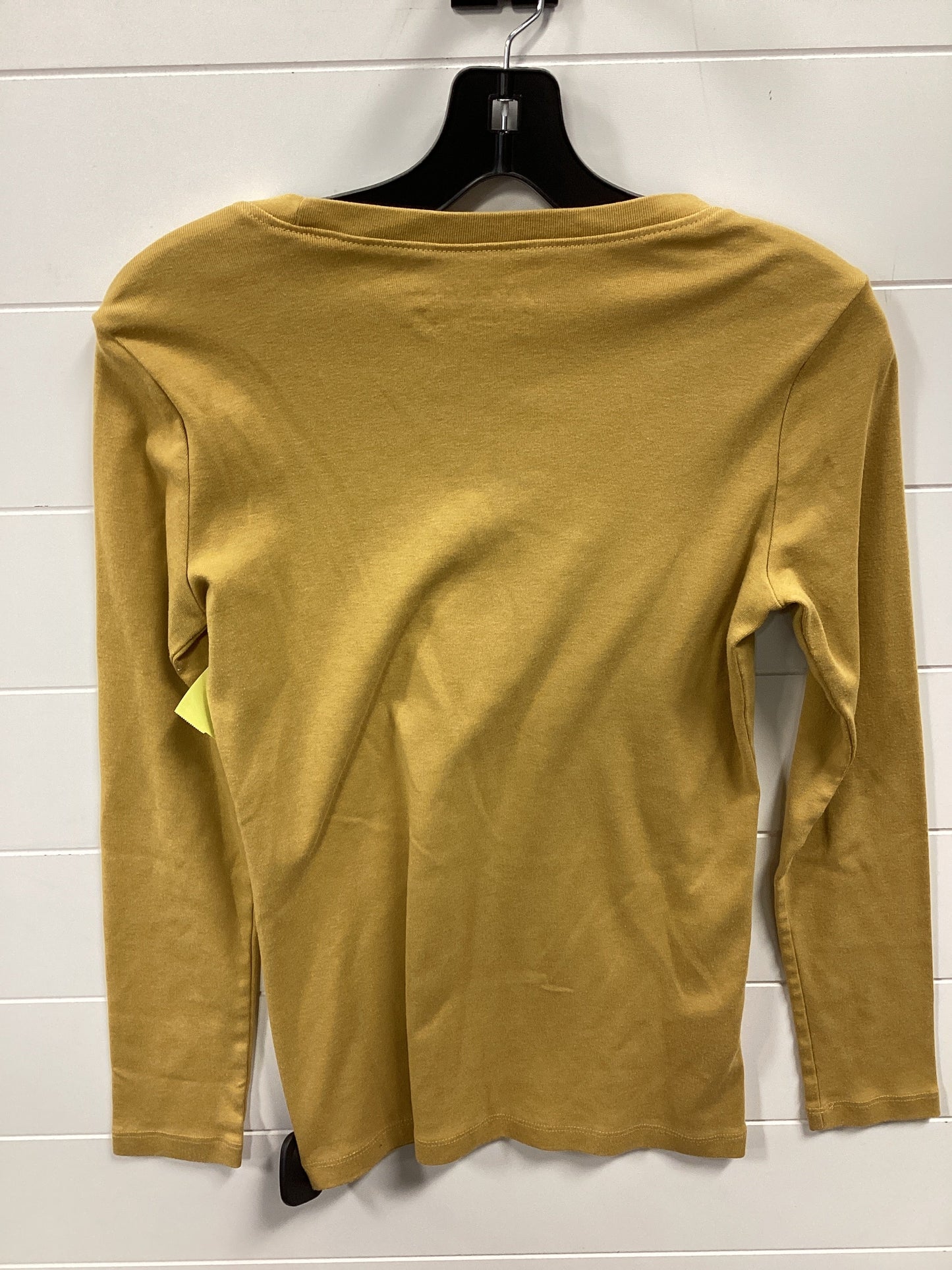Top Ls Basic By Eddie Bauer In Yellow, Size:Mp