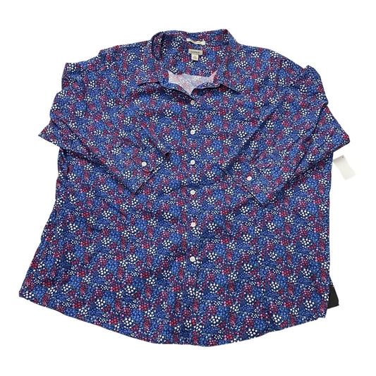 Top Ls By L.L. Bean In Floral Print, Size:3X