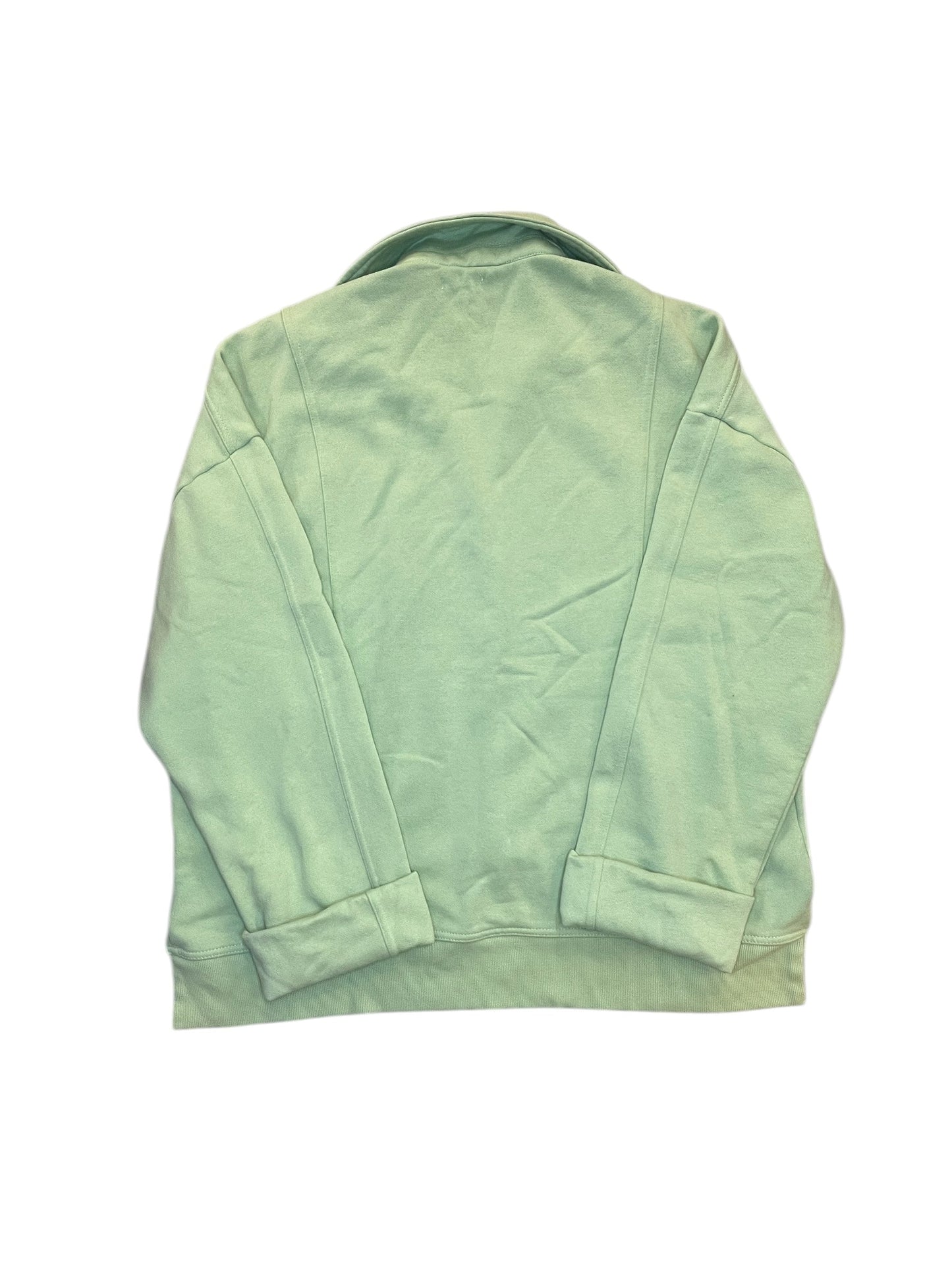 Sweatshirt Collar By Pilcro In Green, Size:L