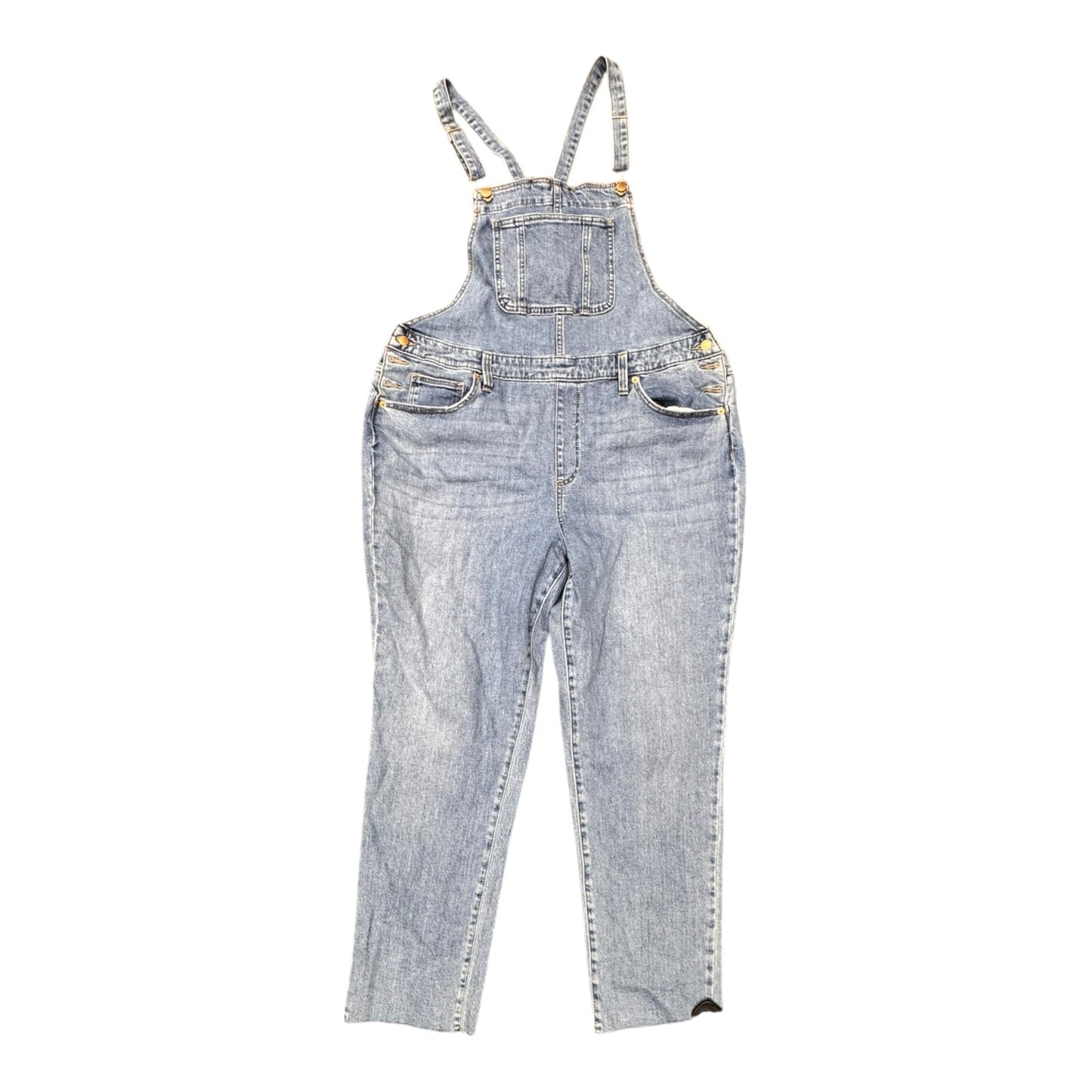 Overalls By Universal Thread In Blue Denim, Size:16