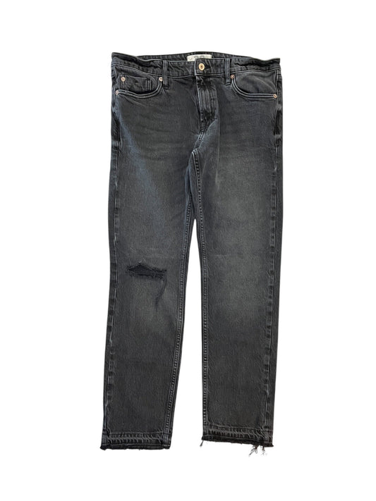 Jeans Straight By We The Free In Black Denim, Size:6