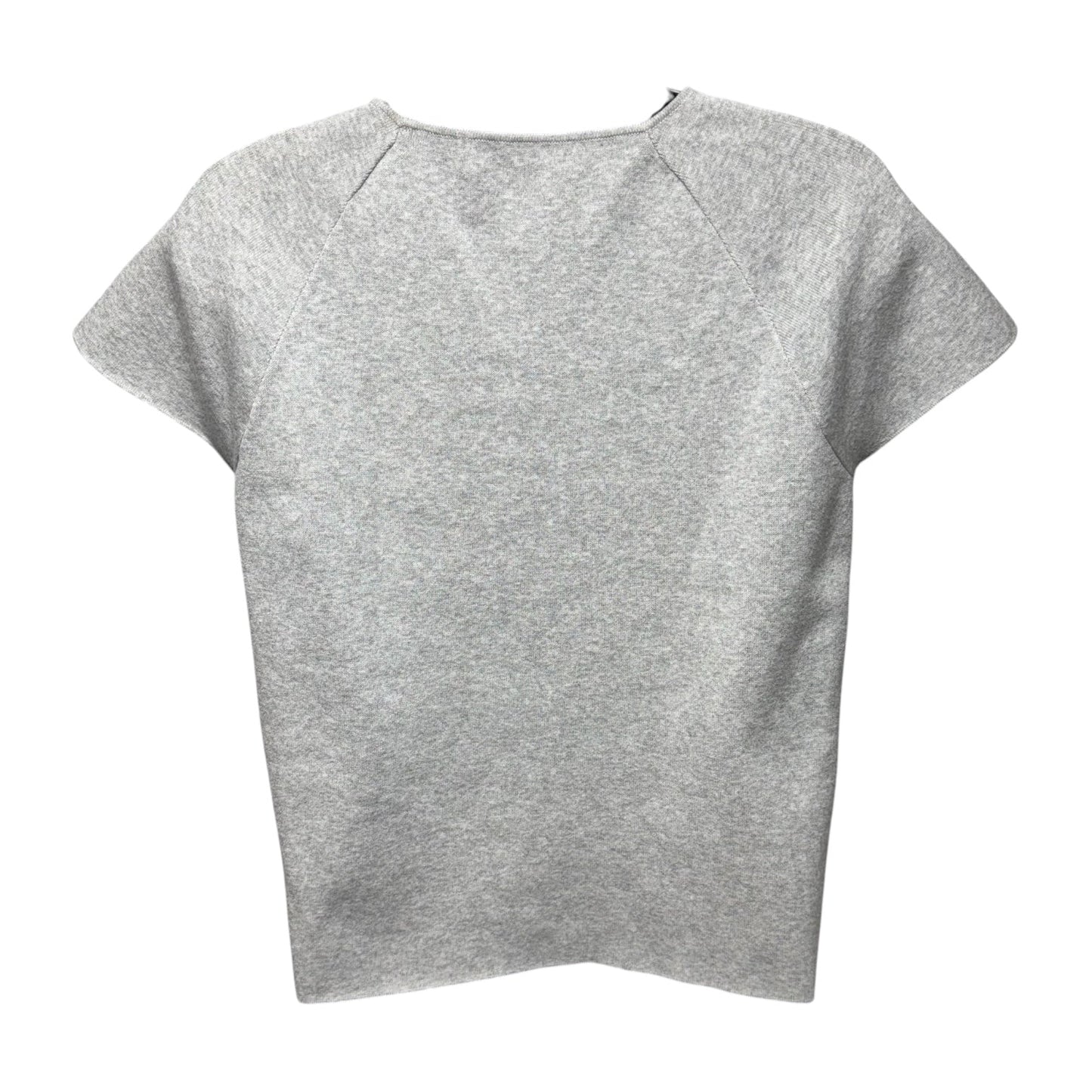 Top Short Sleeve By Milly In Grey, Size: S