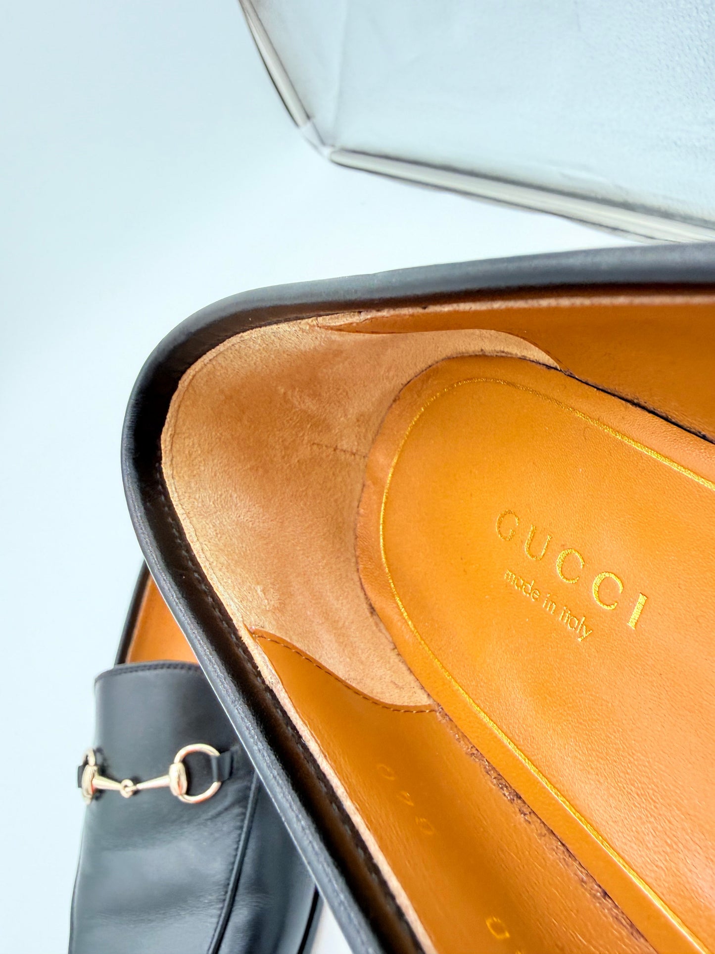 Shoes Luxury Designer By Gucci In Black, Size:9.5
