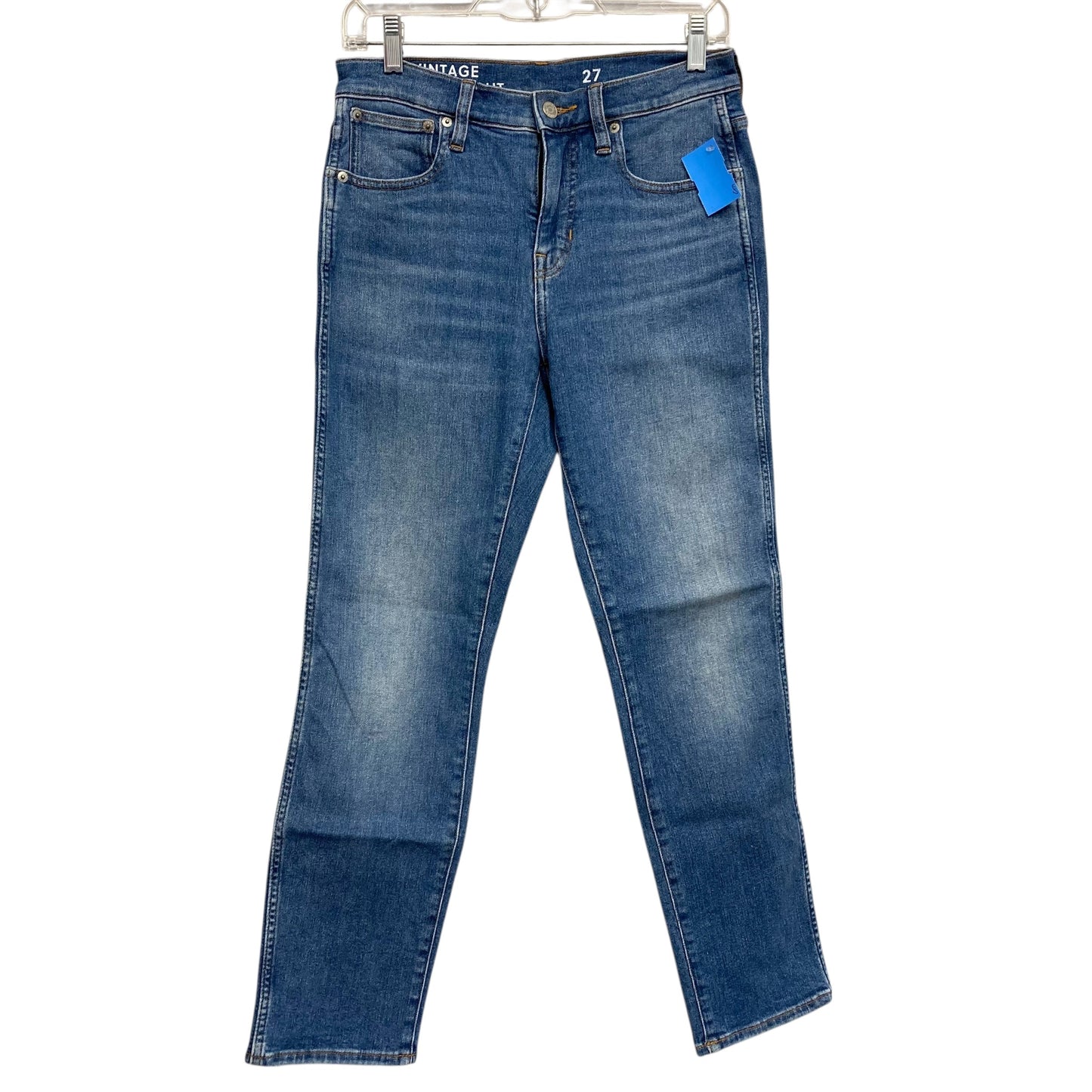 Jeans Straight By J. Crew In Blue Denim, Size:4
