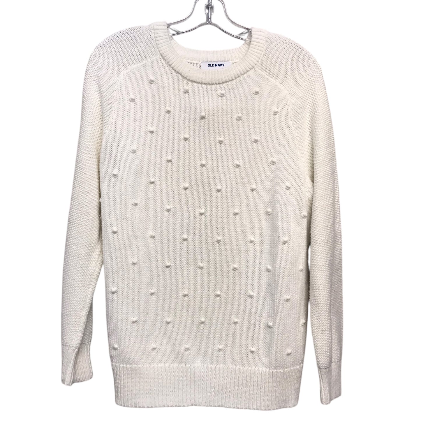 Sweater By Old Navy In White, Size:M