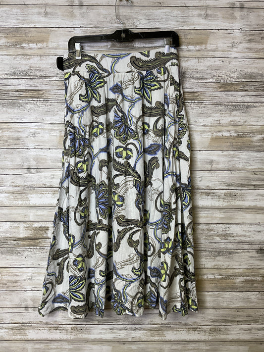 Skirt Midi By Rafaella In Cream, Size:L