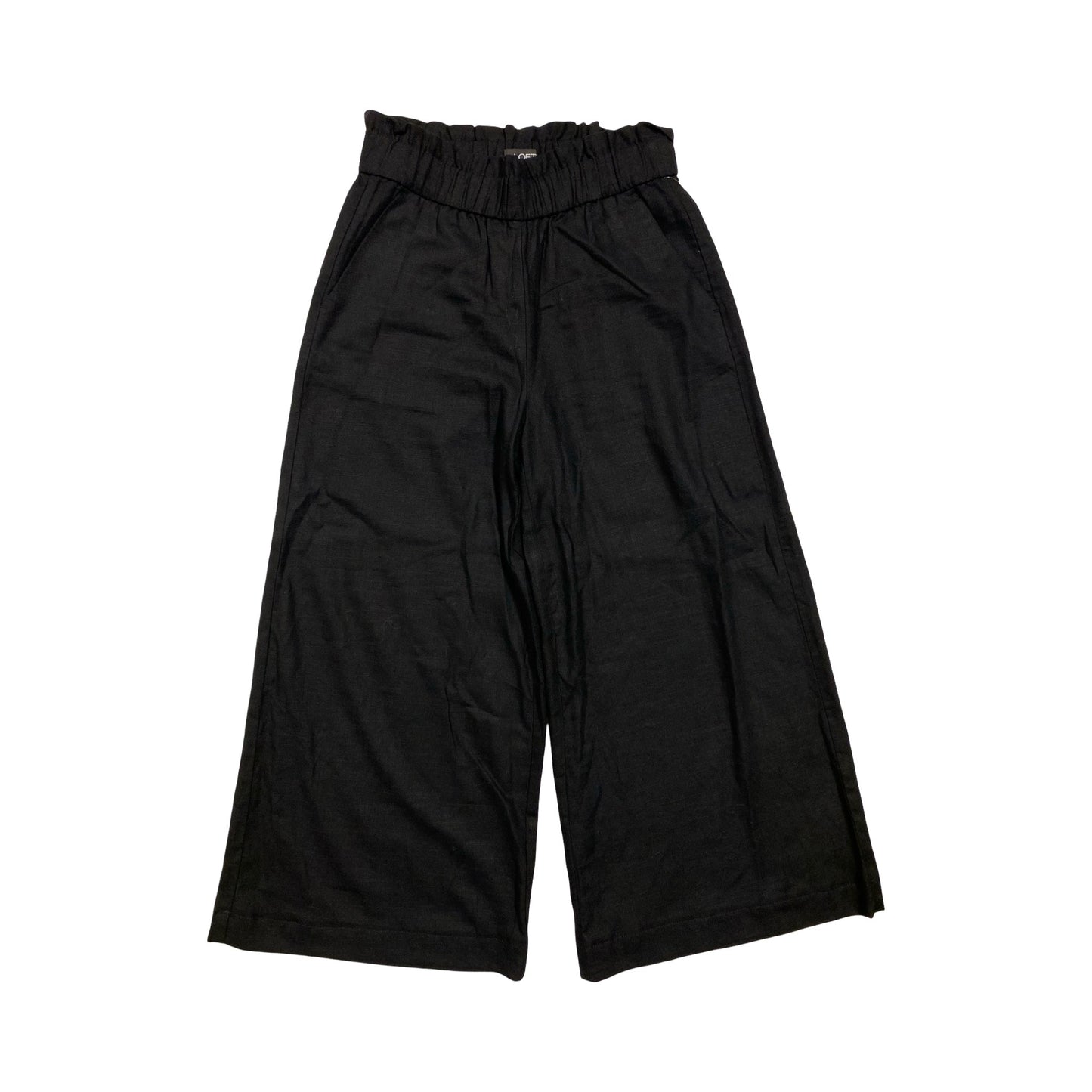 Pants Wide Leg By Loft In Black, Size:Xsp
