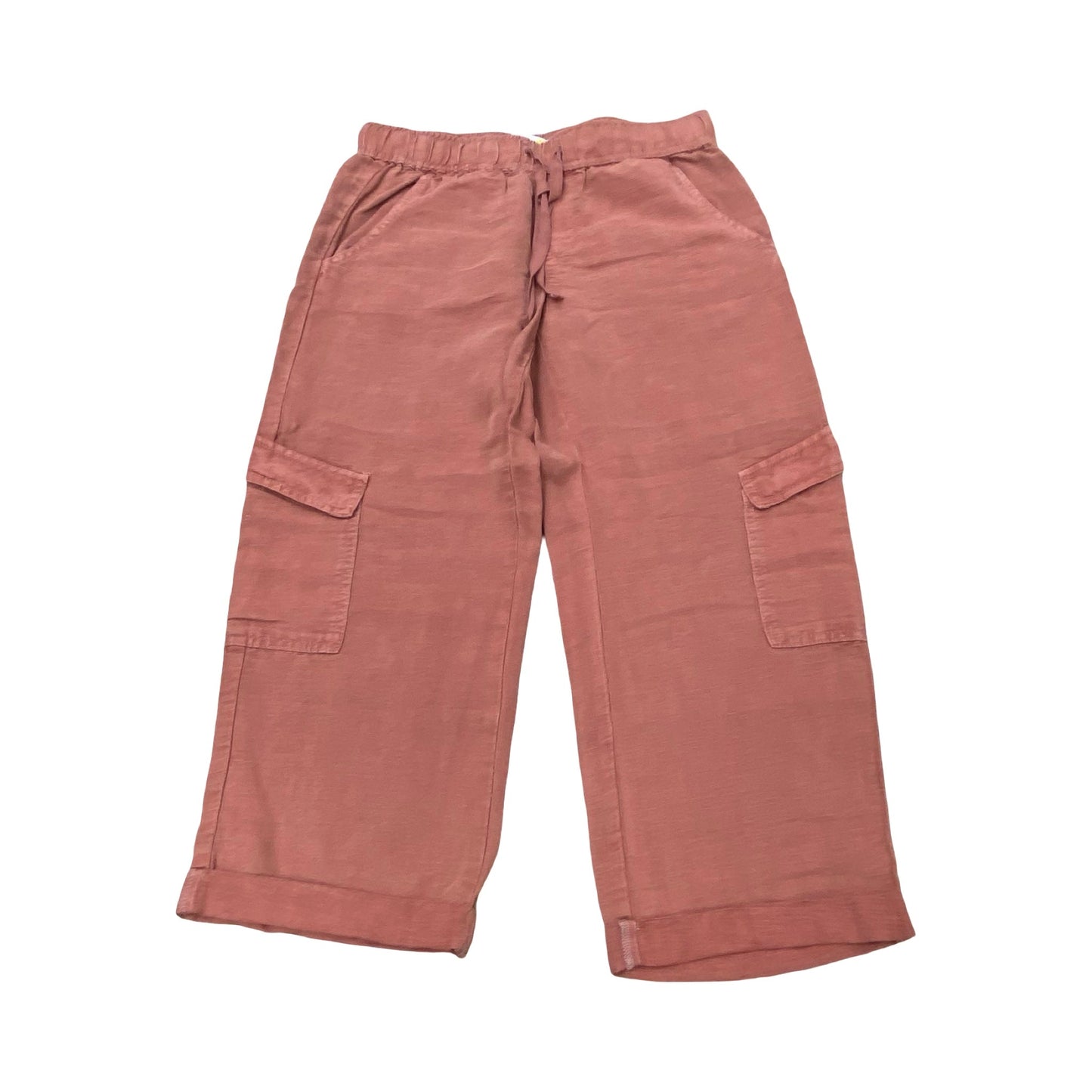 Pants Linen By C And C In Red, Size:S