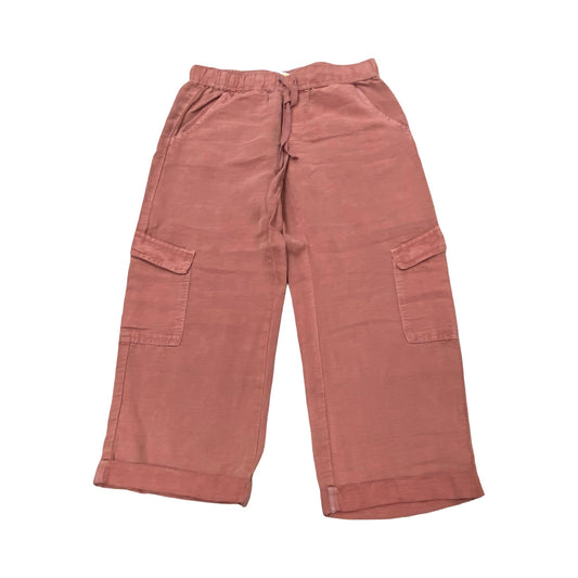 Pants Linen By C And C In Red, Size:S