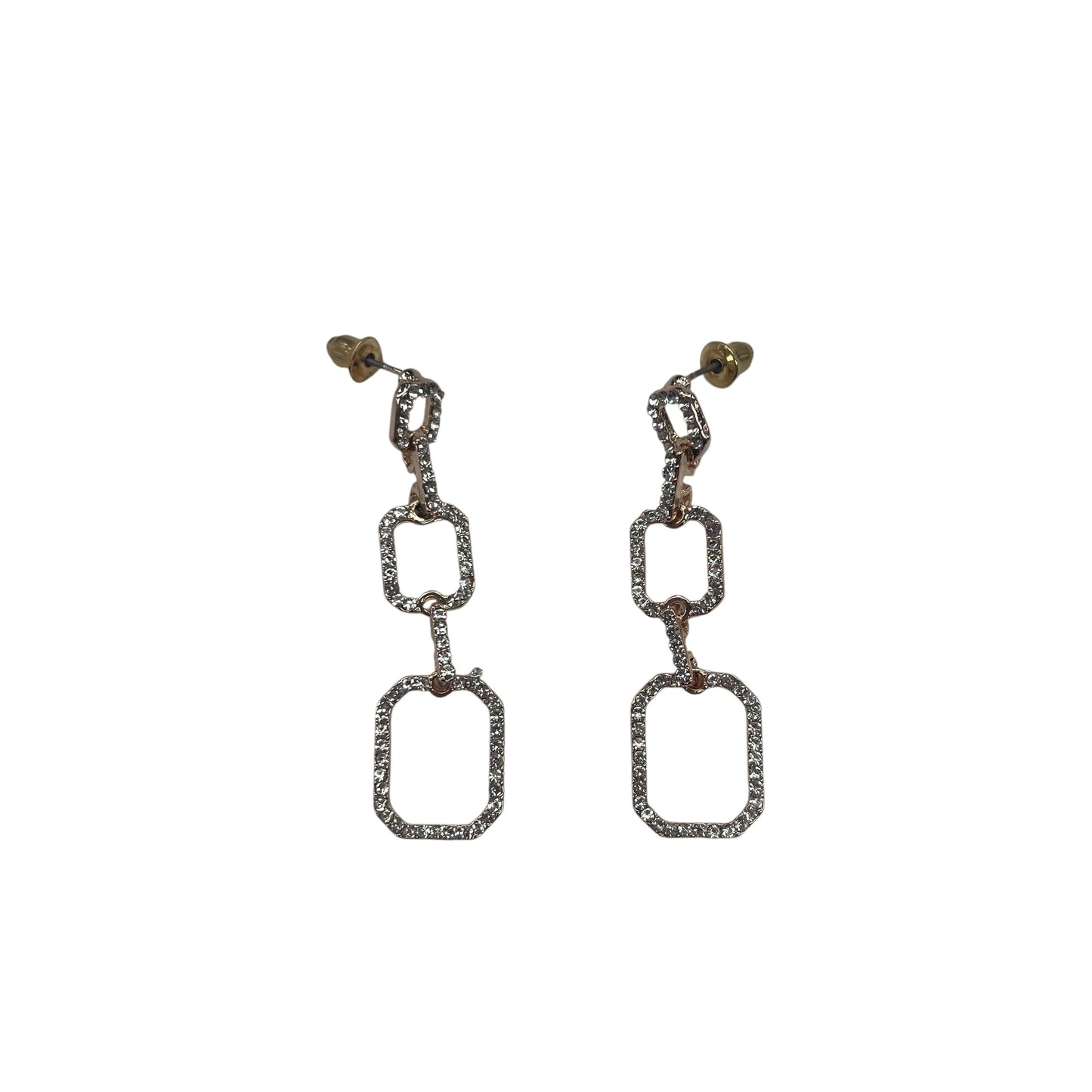 Earrings Hoop By Clothes Mentor In Gold