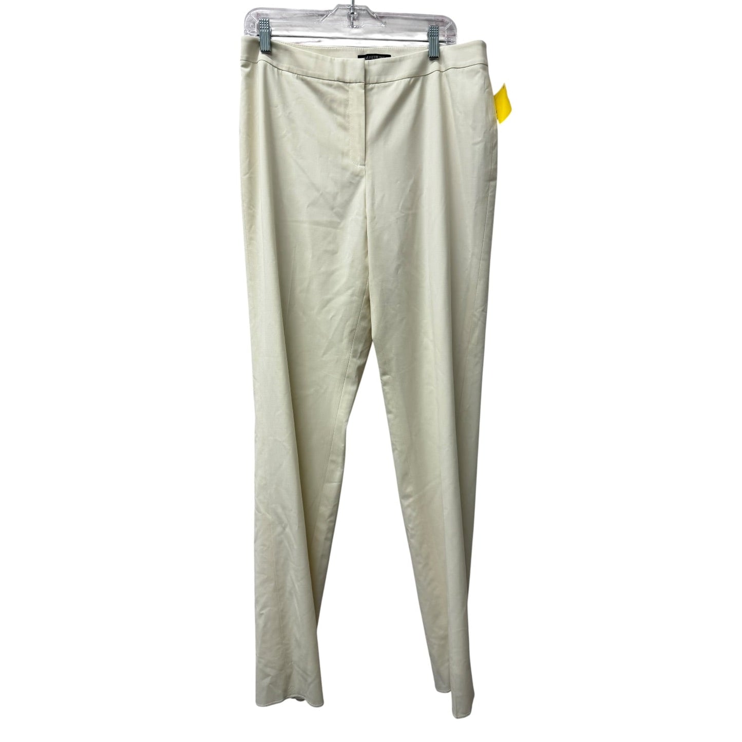 Pants Designer By Lafayette 148 In Cream, Size:12