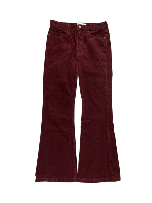 Jeans Flared By Gap In Red, Size:4