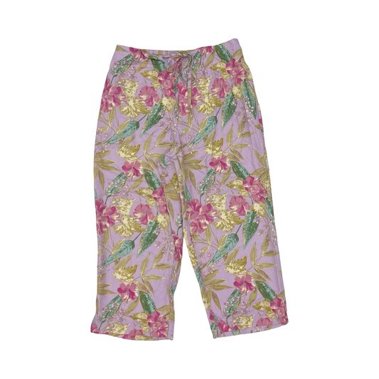 Pants Wide Leg By Cmf In Floral Print, Size:L