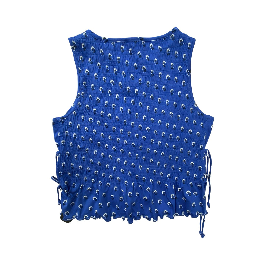 Top Sleeveless By Madewell In Blue, Size:M