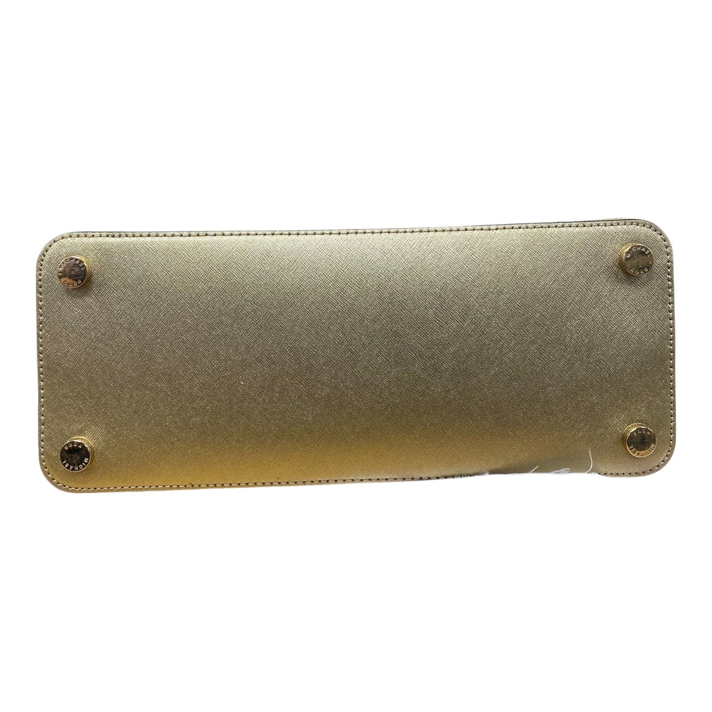 Crossbody Designer By Michael Kors In Gold, Size:Medium