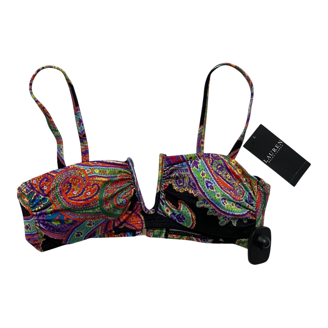 Swimsuit Top By Lauren By Ralph Lauren In Multi, Size:6