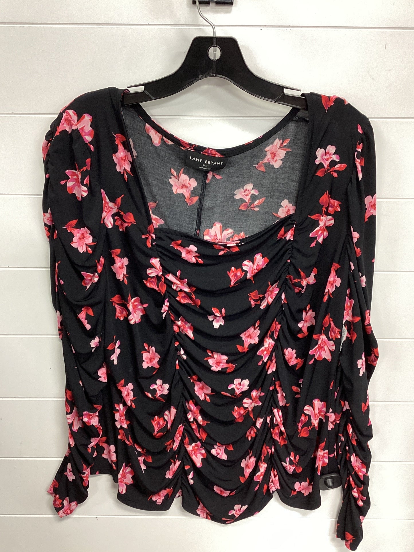 Top Ls By Lane Bryant In Black, Size:3X