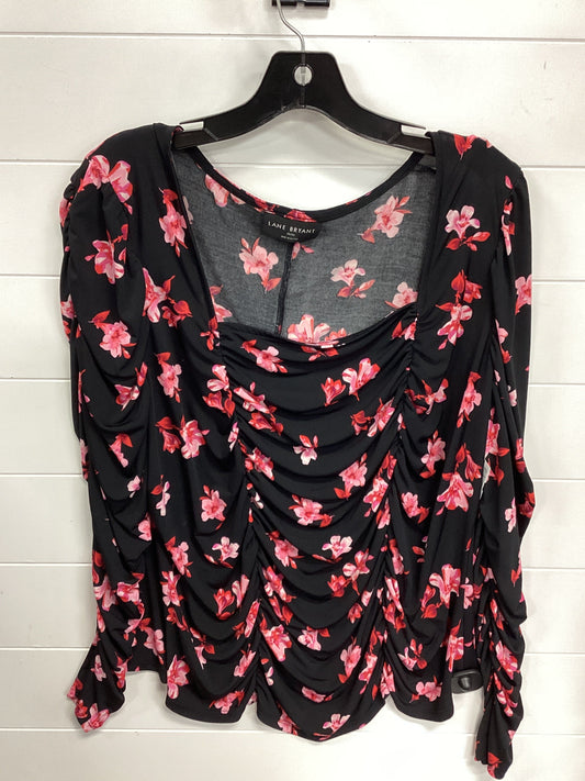 Top Ls By Lane Bryant In Black, Size:3X