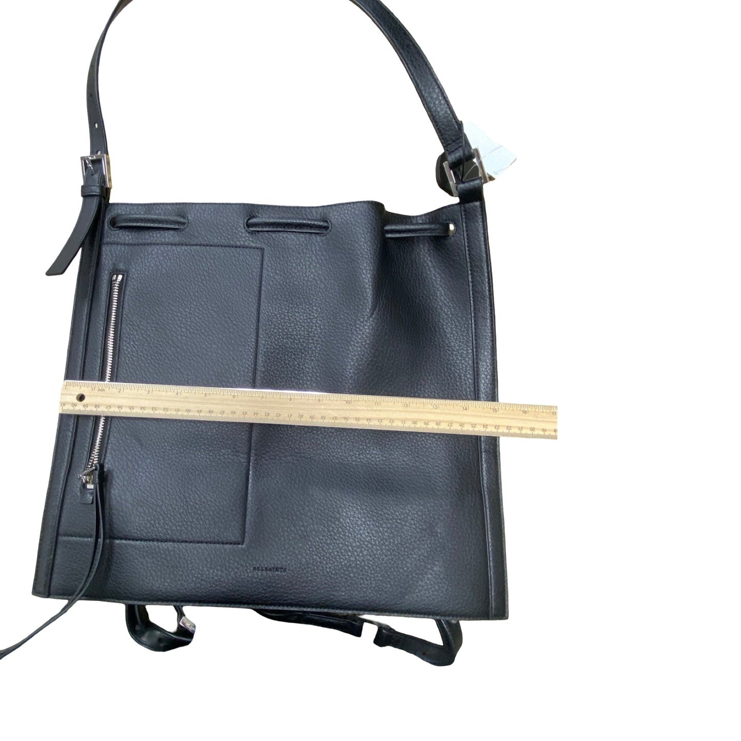 Handbag Designer By All Saints In Black, Size:Large