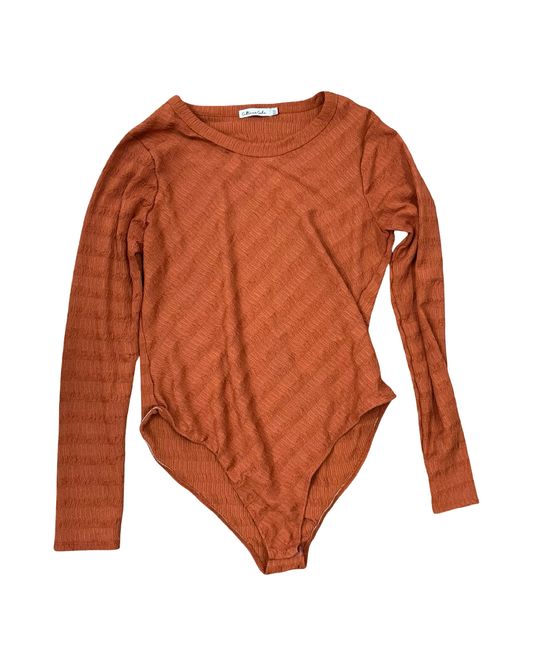 Bodysuit By Clothes Mentor In Orange, Size:Xl