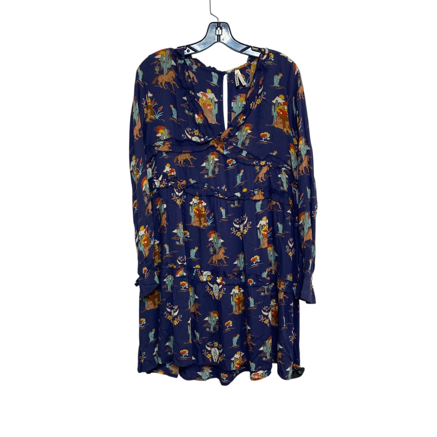 Dress Casual Short By Roper In Blue, Size:S