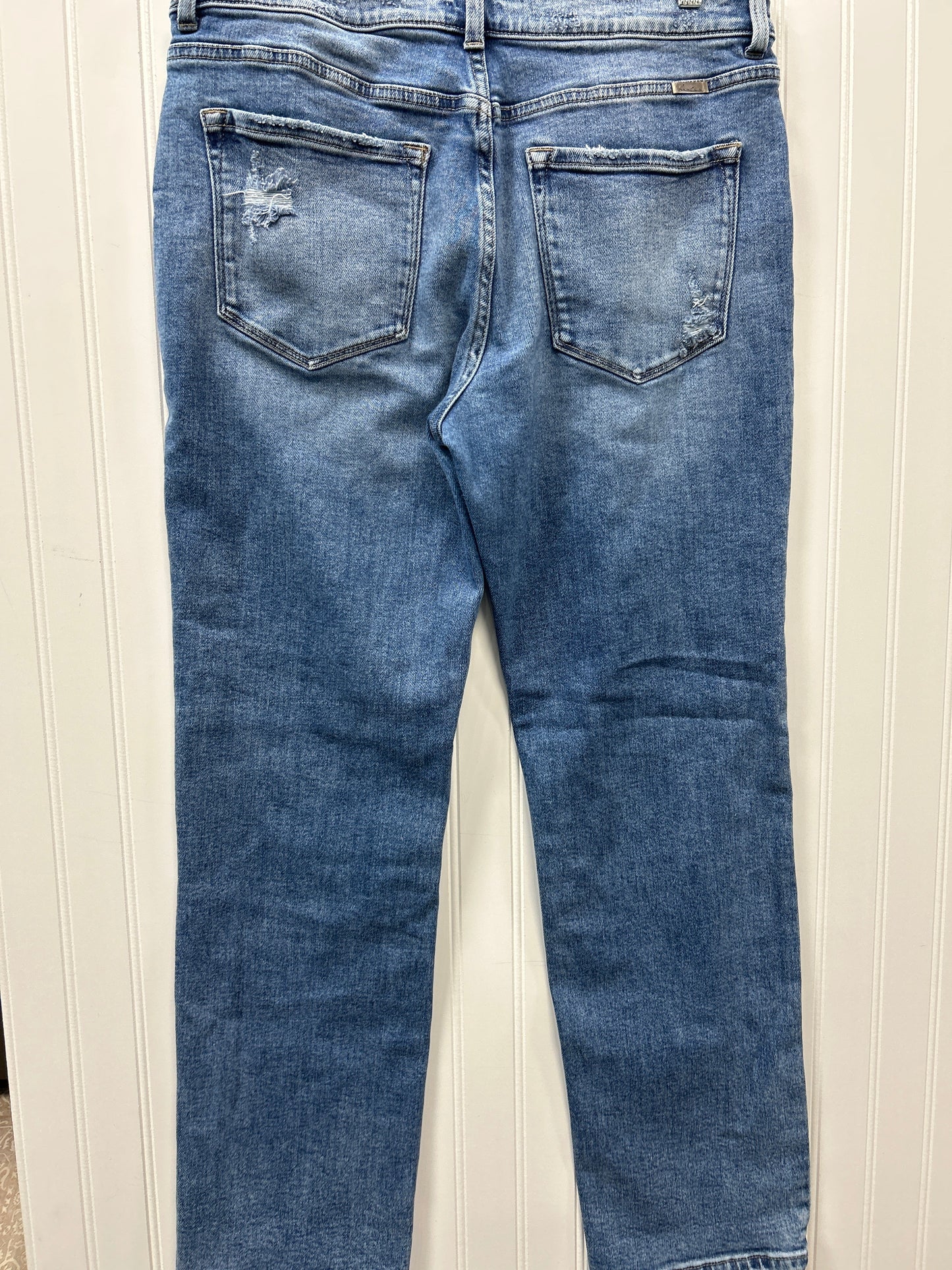 Jeans Straight By Kancan In Blue Denim, Size:8