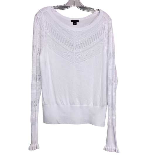 Sweater By Halogen In White, Size:L